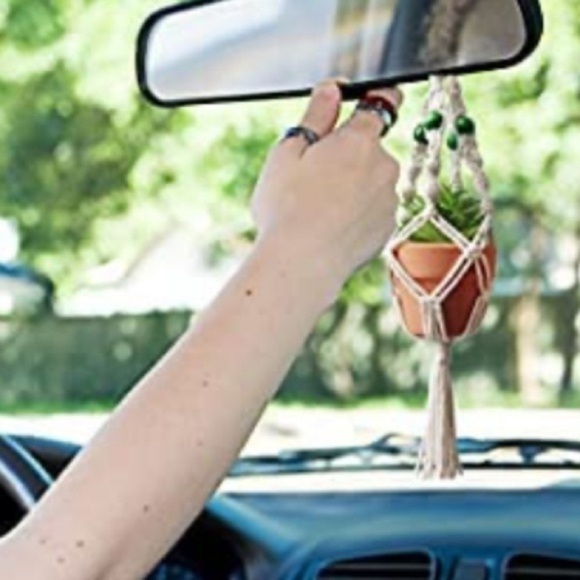 CAR SUCCULENT | RearView Mirror Hanging Car Cactus Succulent 10.5”. - Picture 2 of 4